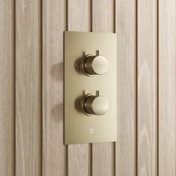 Core 1 Outlet Concealed Shower Valve & Wall Mounted Fixed Shower Head