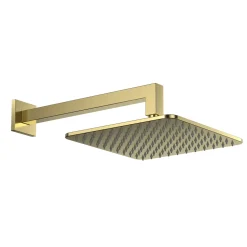 Core 1 Outlet Concealed Valve & Fixed Wall Mounted Square Shower Head