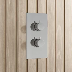 Core 1 Outlet Concealed Valve & Fixed Wall Mounted Square Shower Head