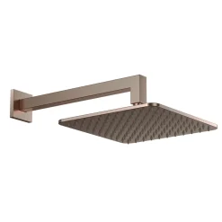 Core 1 Outlet Concealed Valve & Fixed Wall Mounted Square Shower Head
