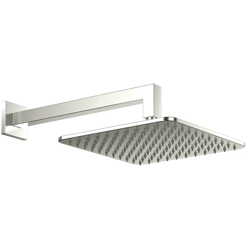 Core 1 Outlet Concealed Valve & Fixed Wall Mounted Square Shower Head