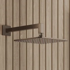 Core 1 Outlet Concealed Valve & Fixed Wall Mounted Square Shower Head