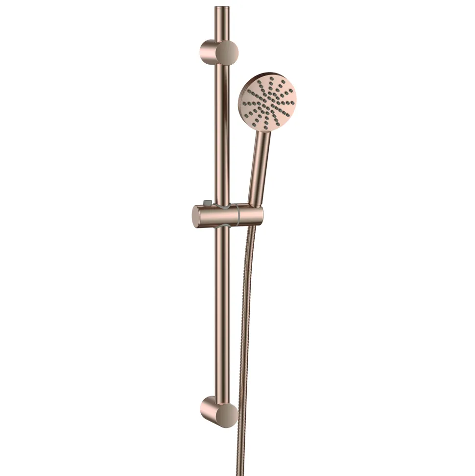 Core 2 Outlet Wall Mounted Bath Shower Mixer with Slide Rail Kit