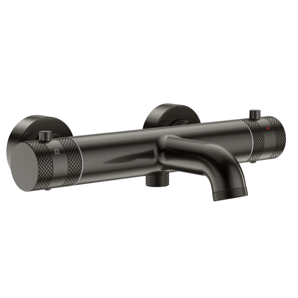 Core 2 Outlet Wall Mounted Bath Shower Mixer with Slide Rail Kit
