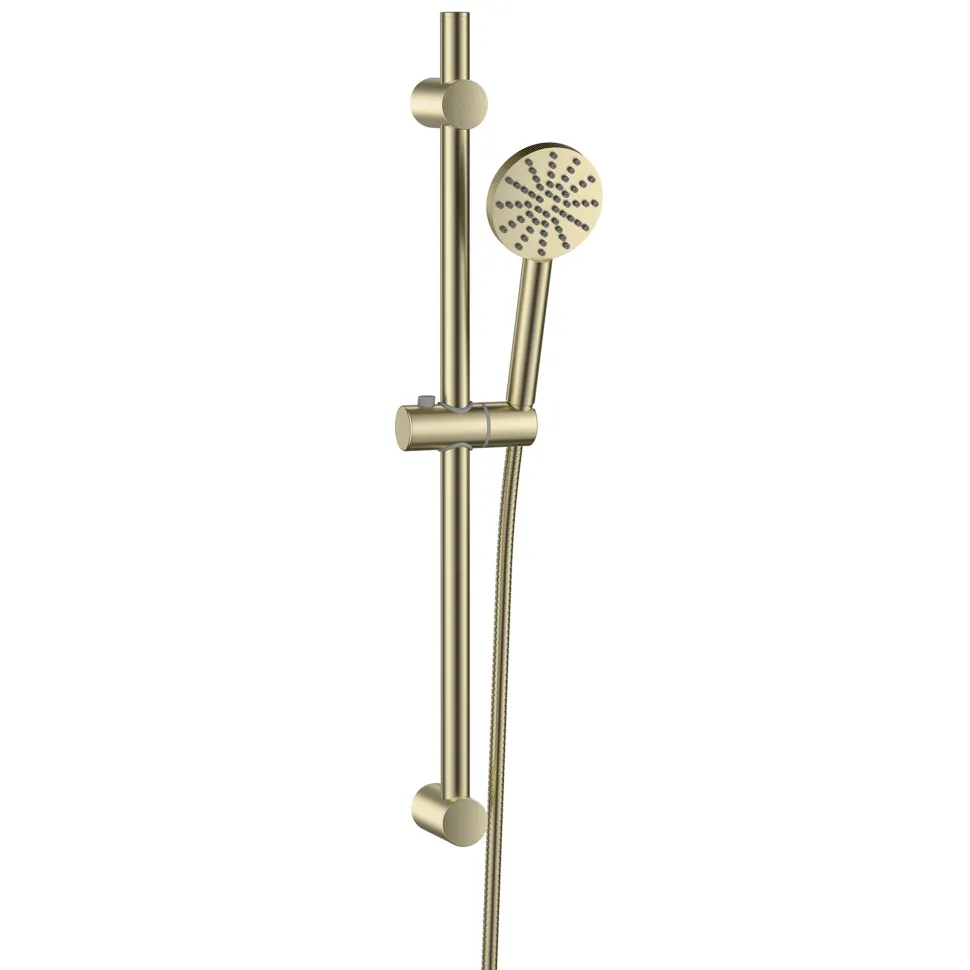 Core 2 Outlet Wall Mounted Bath Shower Mixer with Slide Rail Kit