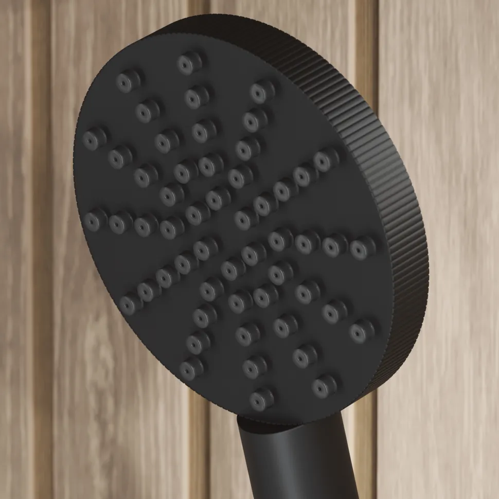 Core Shower Package with 2 Outlet Concealed Valve, Shower Head & Fluted Handset Slide Rail Kit