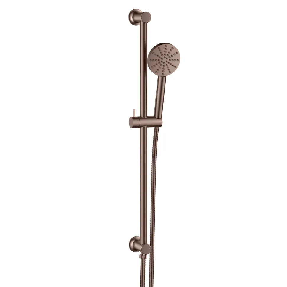Core Shower Package with 2 Outlet Concealed Valve with Wall Mounted Fluted Spotlight Shower Head & Fluted Handset Slide Rail Kit