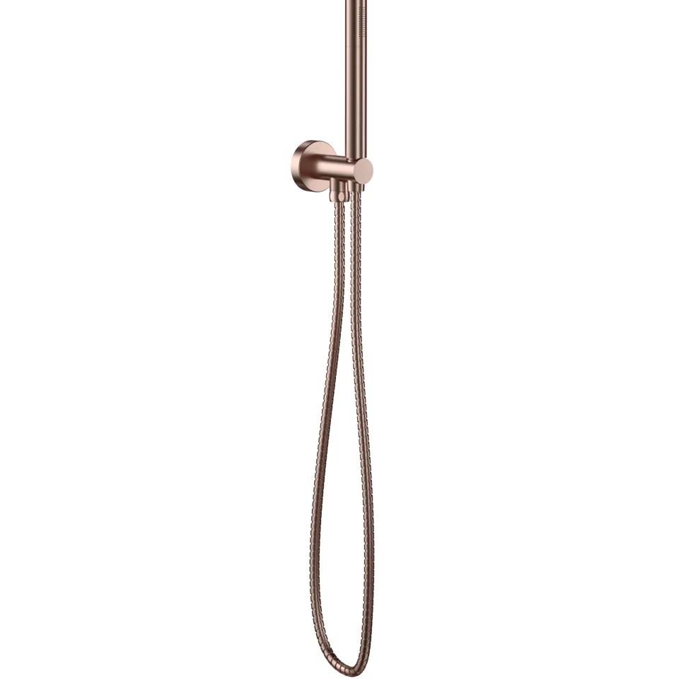 Core Shower Package with 2 Outlet Concealed Valve with Wall Mounted Fluted Spotlight Shower Head & Shower Wall Kit