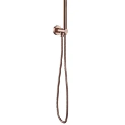 Core Shower Package with 2 Outlet Concealed Valve with Wall Mounted Fluted Spotlight Shower Head & Shower Wall Kit
