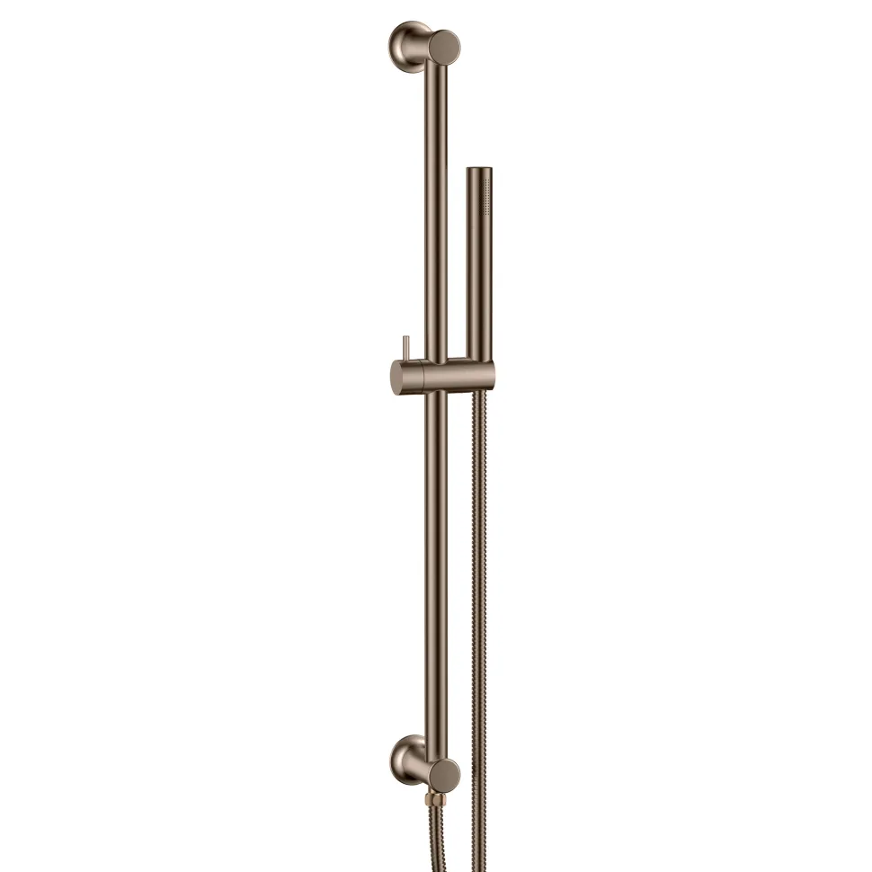 Core Shower Package with 2 Outlet Manual Valve, Fixed Wall Mounted Shower Head & Microphone Handset Slide Rail Kit