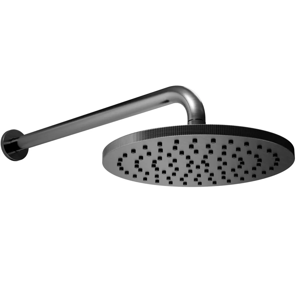 Core Shower Package with 2 Outlet Manual Valve, Fixed Wall Mounted Shower Head & Microphone Handset Slide Rail Kit