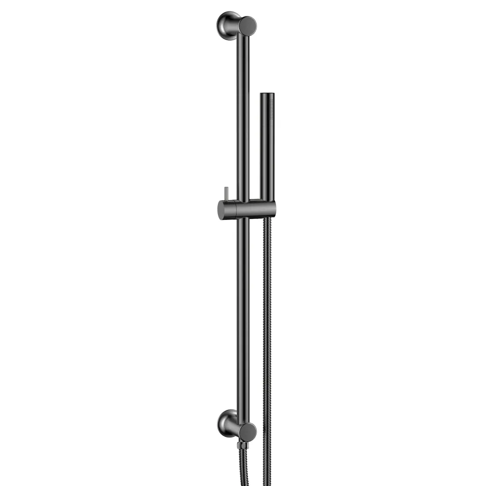 Core Shower Package with 2 Outlet Manual Valve, Fixed Wall Mounted Shower Head & Microphone Handset Slide Rail Kit