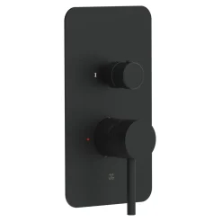 Core Shower Package with 2 Outlet Manual Valve, Fixed Wall Mounted Shower Head & Microphone Handset Slide Rail Kit