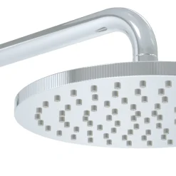 Core Shower Package with 2 Outlet Manual Valve, Fixed Wall Mounted Shower Head & Microphone Handset Slide Rail Kit