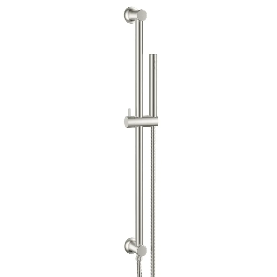 Core Shower Package with 3 Outlet Concealed Valve, Fixed Shower Head, Slide Rail Kit & Overflow Bath Filler
