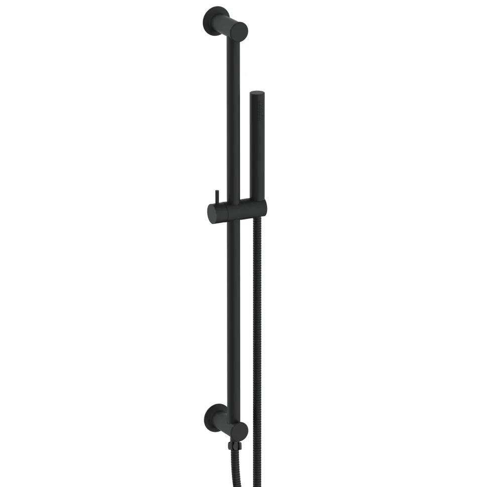Core Shower Package with 3 Outlet Concealed Valve, Fixed Shower Head, Slide Rail Kit & Overflow Bath Filler