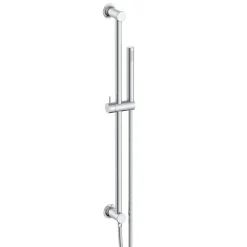 Core Shower Package with 3 Outlet Concealed Valve, Fixed Shower Head, Slide Rail Kit & Overflow Bath Filler