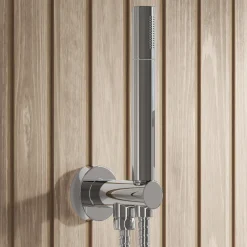 Core Shower Package with 3 Outlet Valve, Fixed Shower Head, Kit & Overflow Bath Filler