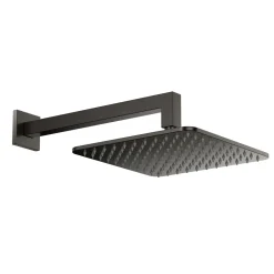 Core Square Fixed Shower Head with Arm