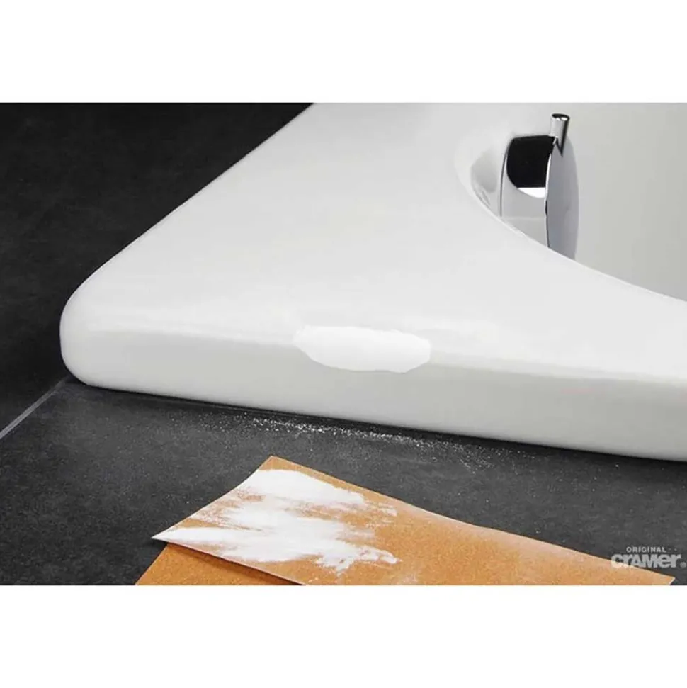 Cramer Professional Scratch & Chip Repair Kit for Ceramic, Enamel and Acrylic - Alpine White