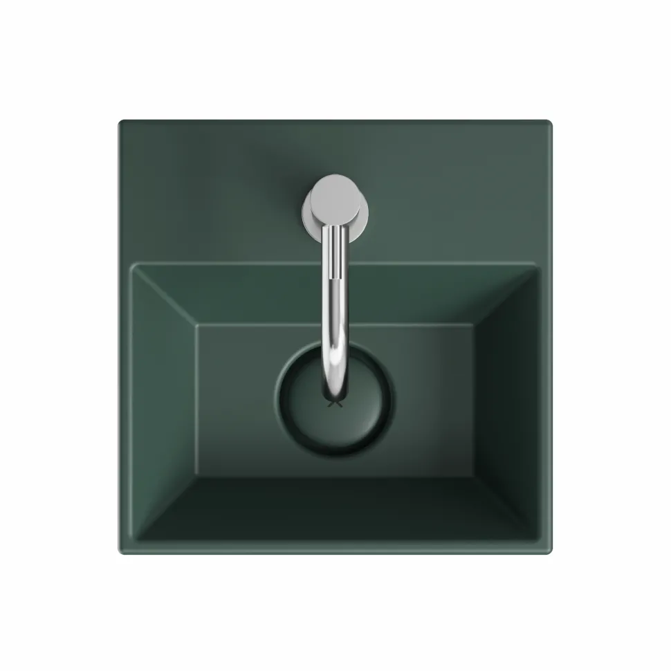Crosswater Beck 300mm Cloakroom Wall Hung Basin with Waste