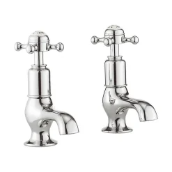 Crosswater Belgravia Crosshead Cloakroom Basin Pillar Taps - Chrome