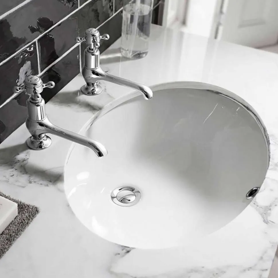 Crosswater Belgravia Crosshead Long Nose Basin Tap - Chrome