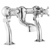 Crosswater Belgravia Crosshead 2 Hole Bath Filler - Chrome