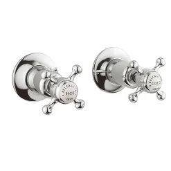 Crosswater Belgravia Crosshead Wall Mounted Bath Filler with Concealed Valves