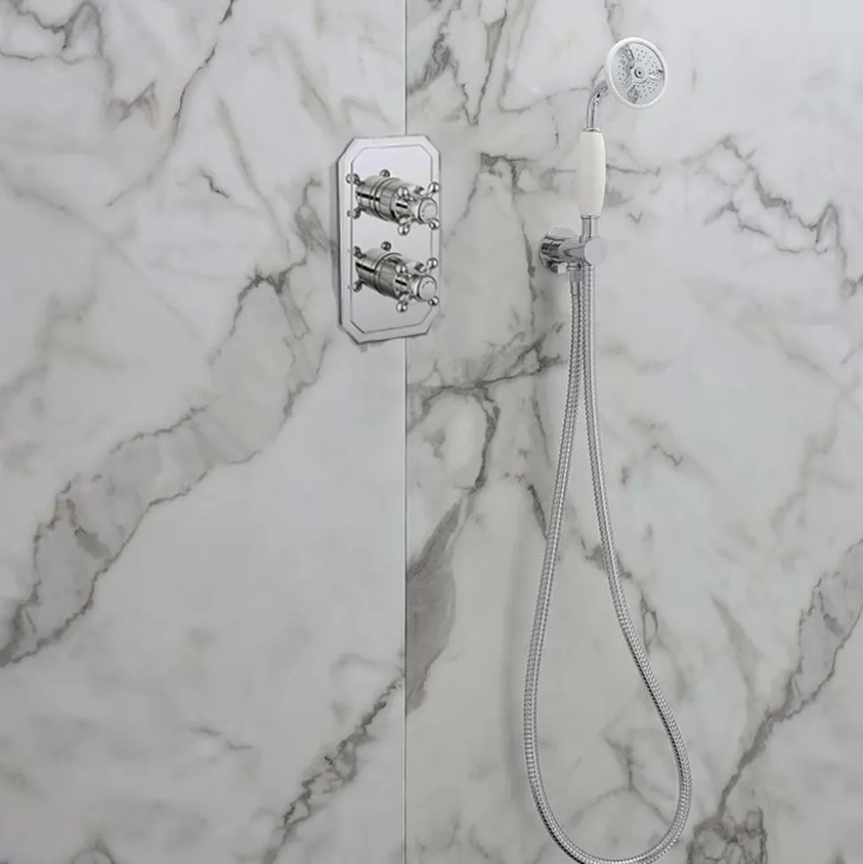 Crosswater Belgravia Crosshead Slimline 1 Outlet Concealed Thermostatic Shower Valve