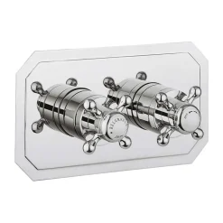 Crosswater Belgravia Crosshead Slimline 2 Outlet WRAS Approved Concealed Thermostatic Shower Valve