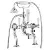 Crosswater Belgravia Lever Deck Mounted Bath Shower Mixer with Handset Kit