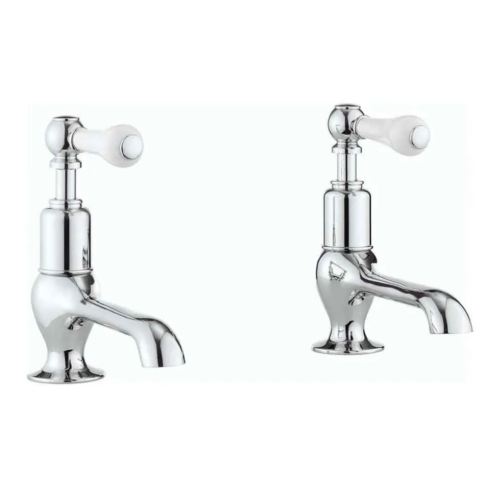 Crosswater Belgravia Lever Long Nose Basin Pillar Taps