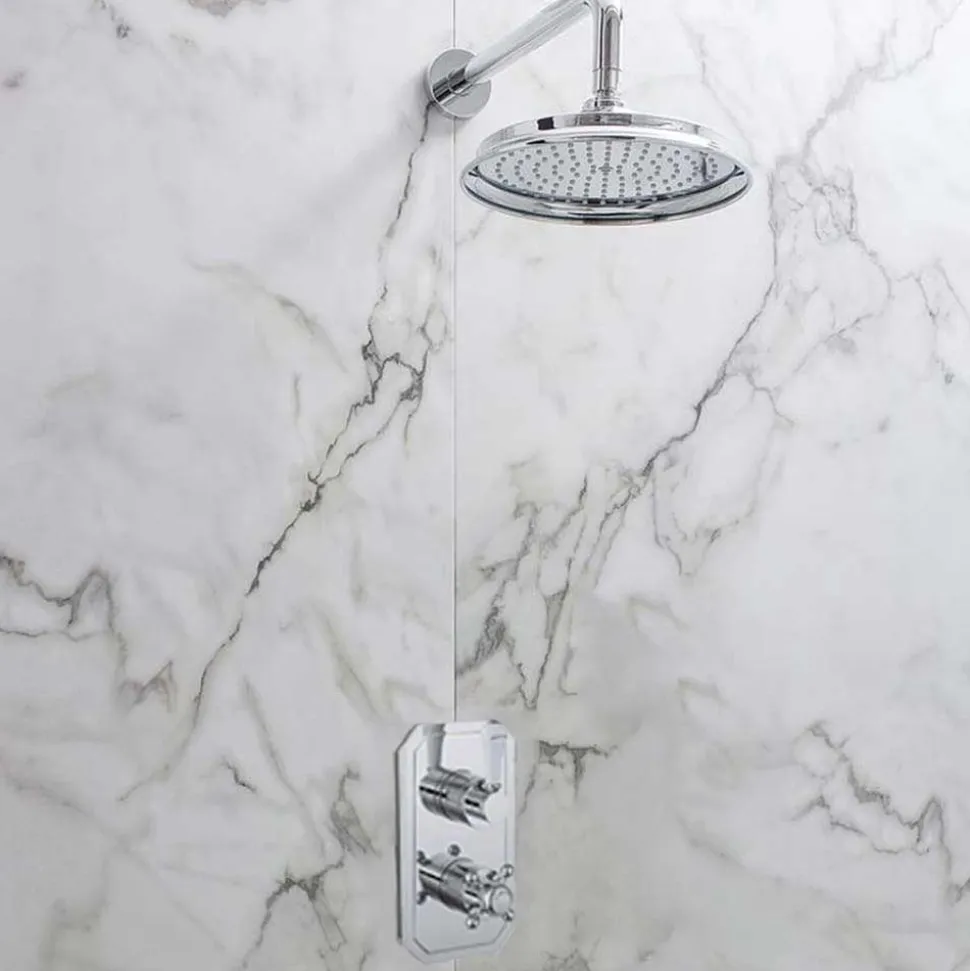 Crosswater Belgravia Lever Slimline 1 Outlet WRAS Approved Concealed Thermostatic Shower Valve