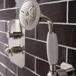 Crosswater Belgravia Shower Handset, Wall Outlet & Hose
