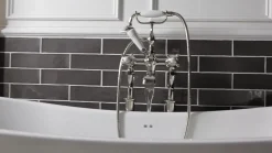 Crosswater Belgravia Twin Lever Mono Basin Mixer & Pop-Up Waste