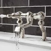 Crosswater Belgravia Twin Lever Bath Filler - Chrome
