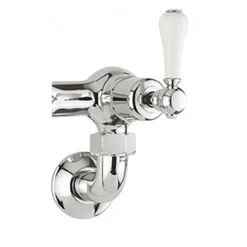 Crosswater Belgravia Wall Unions - Chrome