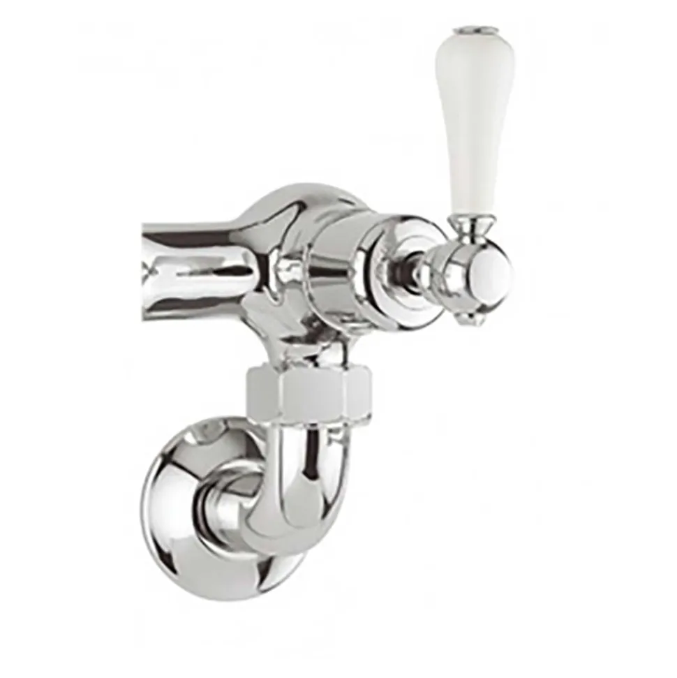 Crosswater Belgravia Wall Unions - Chrome
