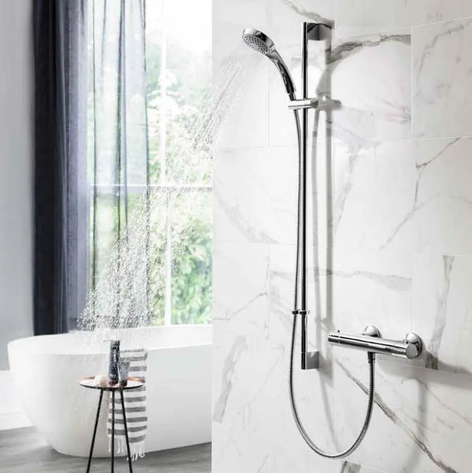 Crosswater Central Exposed Thermostatic Shower Bar Valve