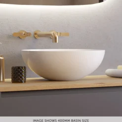 Crosswater Circus White Round Countertop Basin