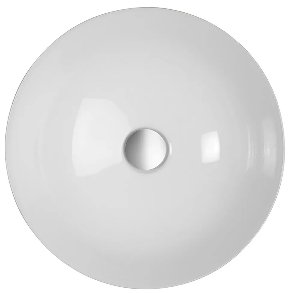 Crosswater Circus White Round Countertop Basin