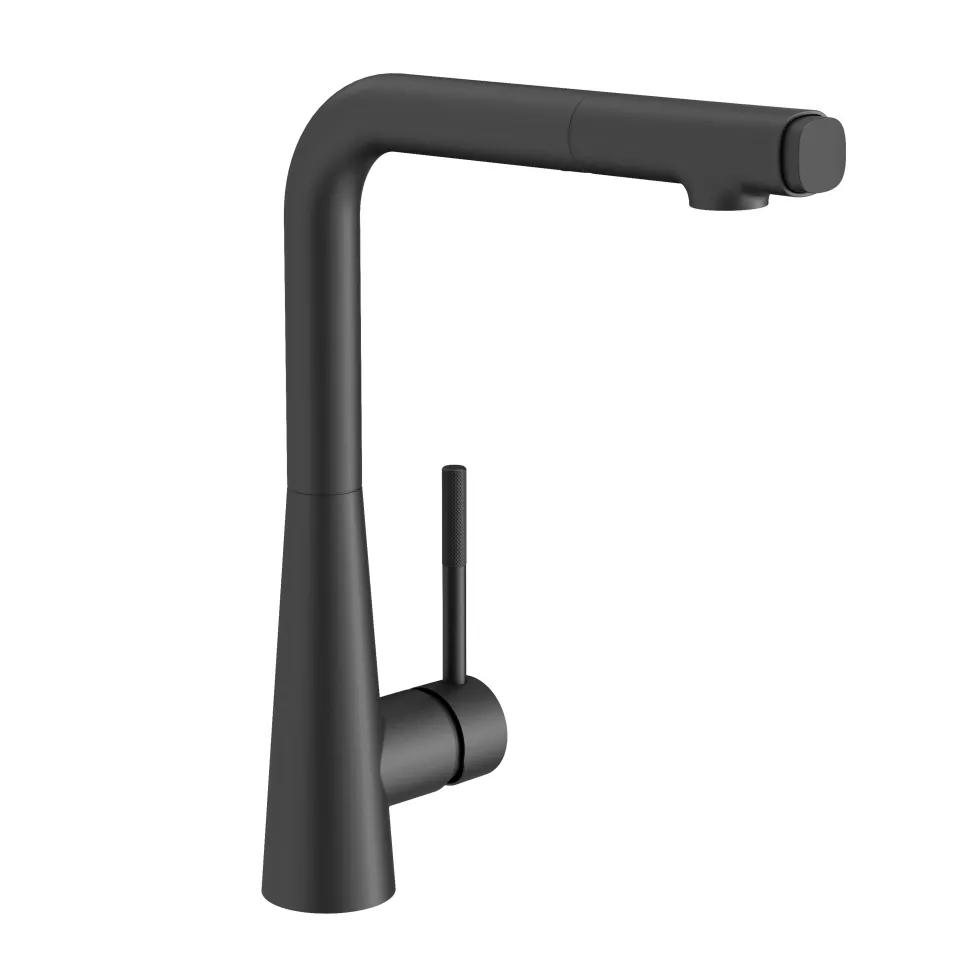 Crosswater Cucina Cook Pull Out Single Lever with Dual Function Kitchen Mixer Tap