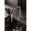Crosswater Cucina Tube Single Lever Kitchen Mixer - Brushed Stainless Steel