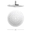 Crosswater Dial 225mm Fixed Shower Head