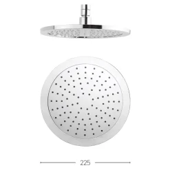Crosswater Dial 225mm Fixed Shower Head
