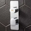 Crosswater Dial Pier 1 Outlet Concealed Thermostatic Shower Valve - Portrait