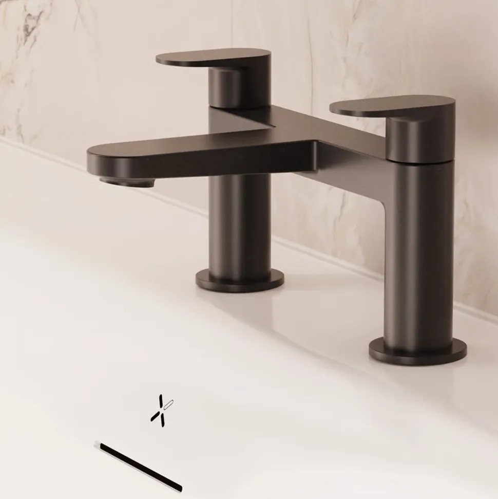 Crosswater Drift Deck Mounted Bath Mixer Tap