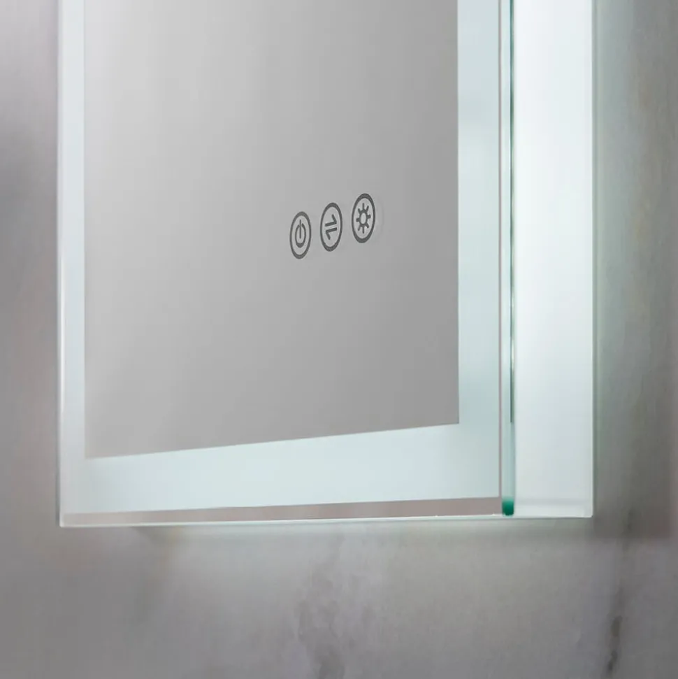Crosswater Dune Steam Free LED Illuminated Mirror - 400 x 600mm