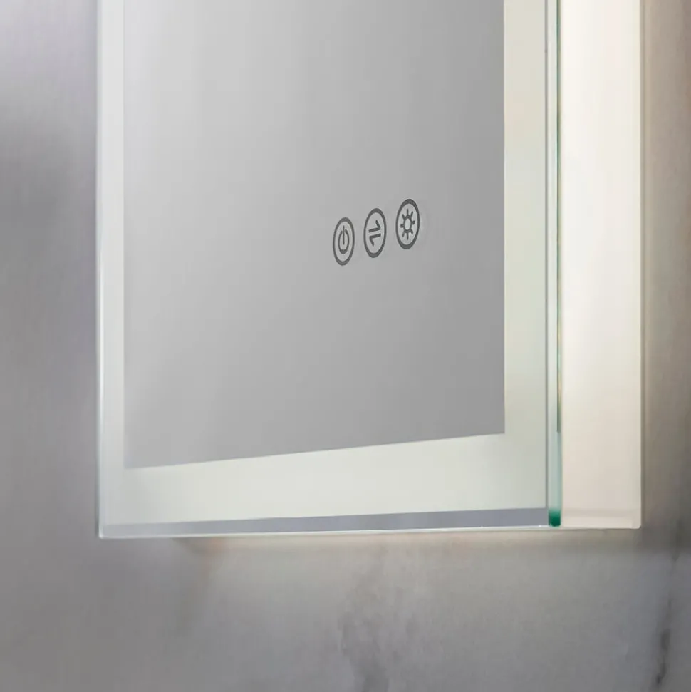 Crosswater Dune Steam Free LED Illuminated Mirror - 400 x 600mm